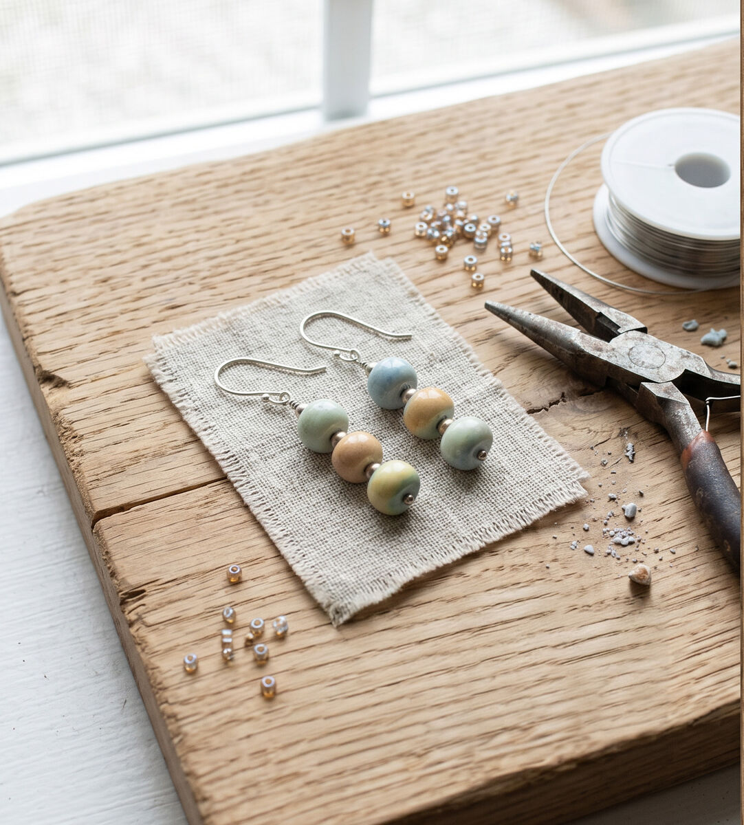 Alashan Agate Drop Earrings 7